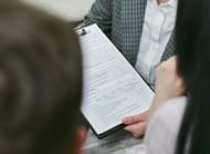 In Very Scary People's Sun Gym Gang story Marc Schiller is forced to sign his assett transfer papers (Image via Pexels)